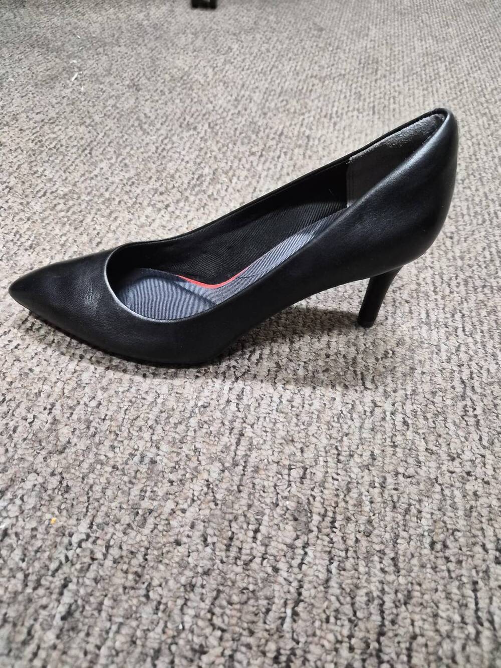 NEW ROCKPORT women's total motion 75mm plain pump in black